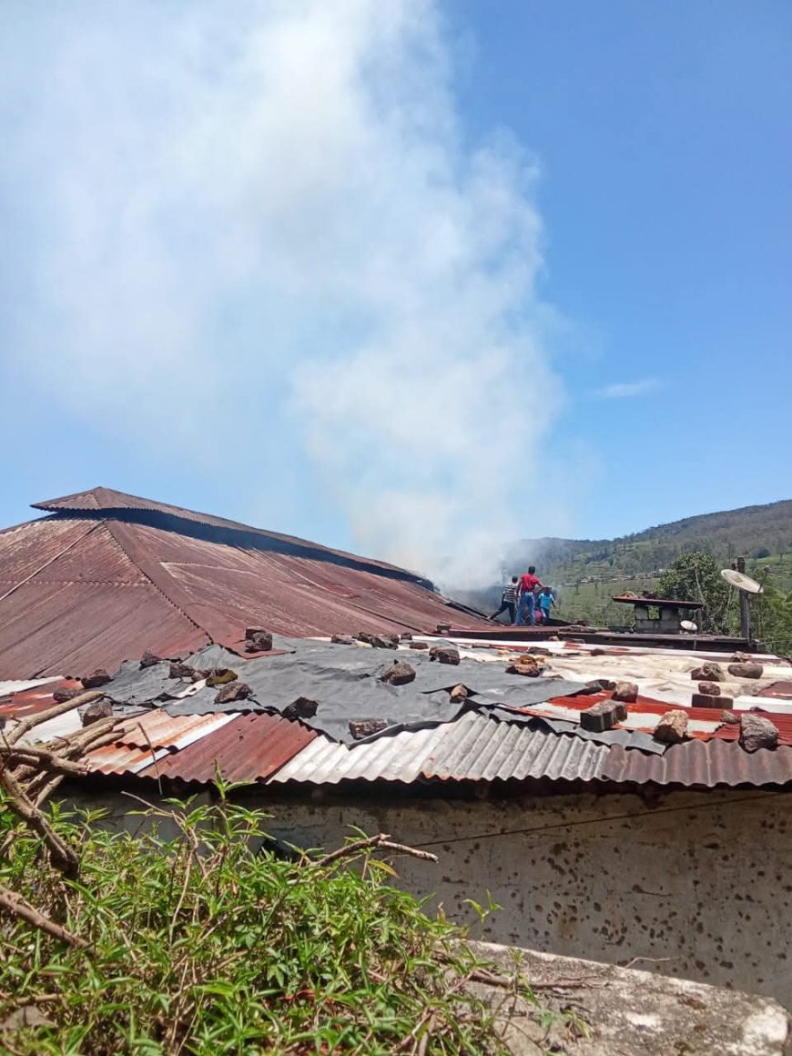 டன்சினன் மத்திய பிரிவில் தீ விபத்து  பத்து வீடுகள் சேதம்!