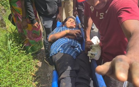 ரயில் மோதுண்டு பெண் படுகாயம்!