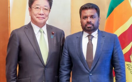 ஜப்பான் நிதி அமைச்சரை சந்தித்தார் ஜனாதிபதி!