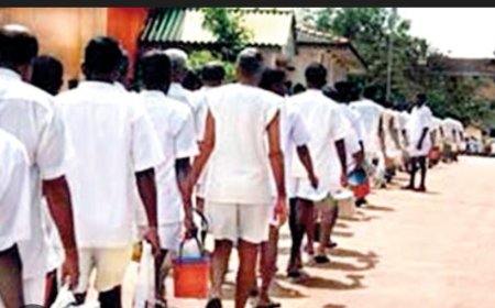 10, 500 பேருக்கான இடத்தில் வாழும் 36,728 கைதிகள் !