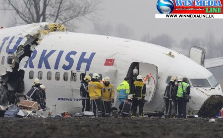 ஹொங்காங் விமான நிலையத்தில் துருக்கிய சரக்கு விமானம் கடலில் விழுந்தது – இருவர் பலி