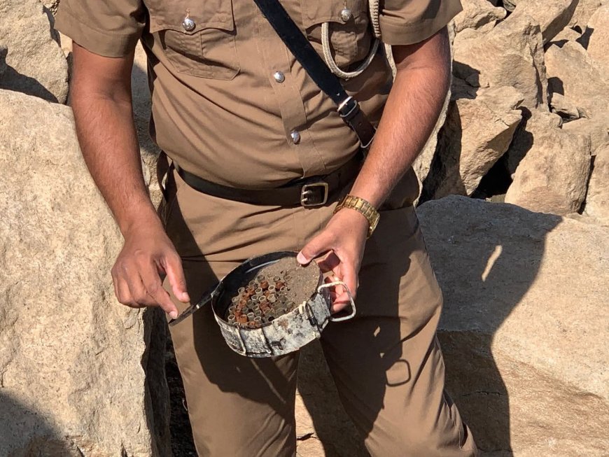 கதிர்காமம் வேஹெரகல நீர்த்தேக்கத்தில் கண்டுபிடிக்கப்பட்ட பெருமளவு ஆயுதங்கள்!