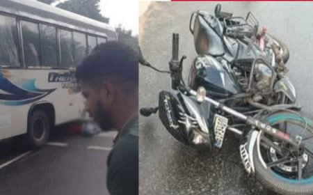 பஸ்ஸுடன் மோட்டார் சைக்கிள் மோதி விபத்து; இளைஞன் பலி - திருகோணமலையில் சம்பவம்