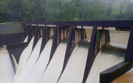 கென்யோன் நீர் தேக்கத்தின் வான் கதவுகள் திறப்பு!