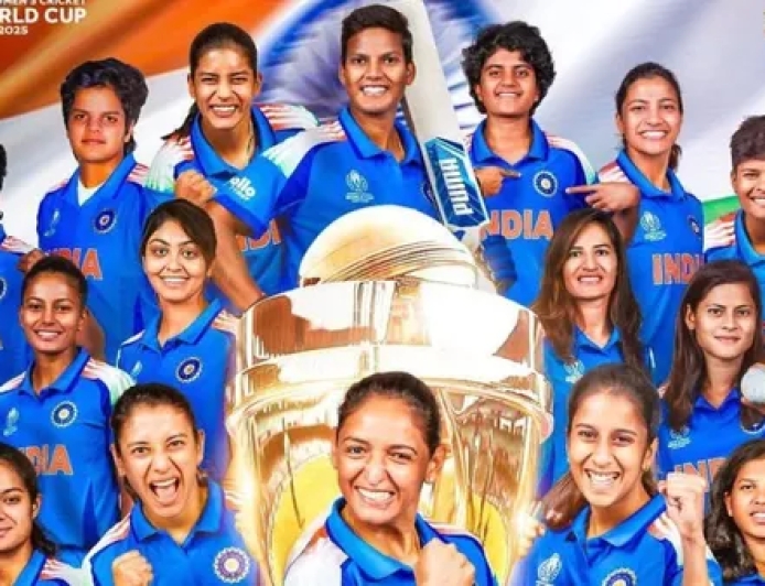 வரலாறு படைத்த இந்திய பெண்கள் – உலகக் கோப்பை கைப்பற்றினர்!”