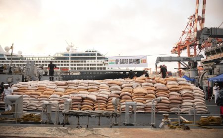 இலங்கைக்கு கைகொடுக்கும் இந்தியா வின் ஆபரேஷன் சாகர் பந்து!