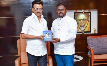 முதலமைச்சர் மு.கா ஸ்டாலினை சந்தித்தார் பிரதி அமைச்சர் பிரதீப்