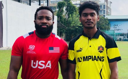 USA அணிக்கான வலைப்பந்து வீச்சாளராக தெரிவான மலையக  வீரர் ரவிகுமார் அபிஷேக்