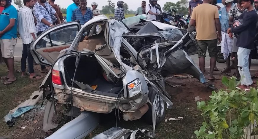 நான்கு உயிர்களை ஸ்தலத்திலேயே பலியெடுத்த கோர விபத்து!