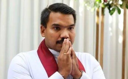நாமல் கைது செய்யப்பட்டார்.